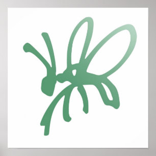 Green Bug Print