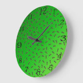 Green Bull Ants Design Grote Klok (Hoek)