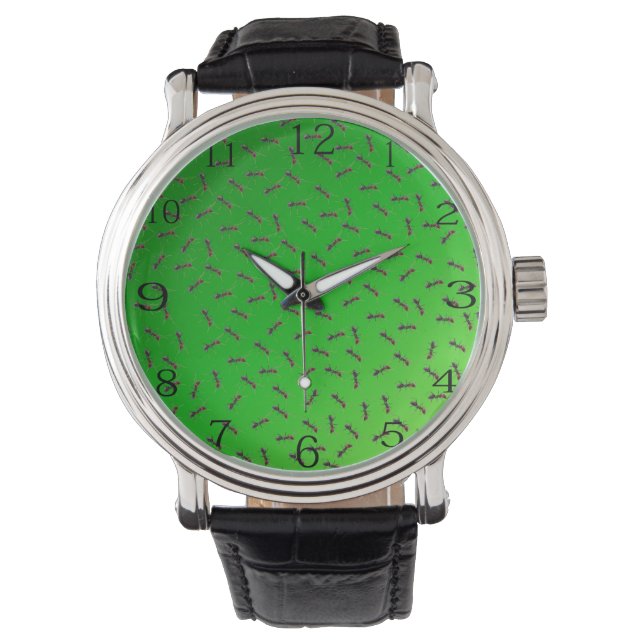 Green Bull mieren ontwerp, polshorloge Horloge (Voorkant)