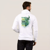 Green bull | Trade Design Hoodie (Achterkant volledig)