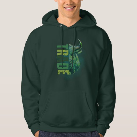 Green bull | Trade Design Hoodie (Voorkant)