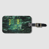 Green bull | Trade Design | Marble Bagagelabel (Voorkant (horizontaal))