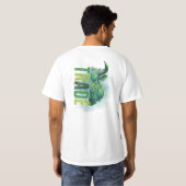 Green bull | Trade Design T-shirt (Achterkant volledig)