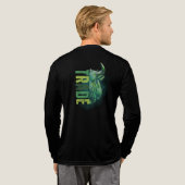 Green bull | Trade Design Tri-Blend Shirt (Achterkant)