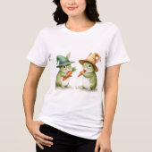 green bunnies Tri-Blend shirt (Voorkant)