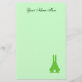 Green Bunny Briefpapier (Voorkant)