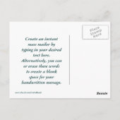 Green Buoy Briefkaart (Achterkant)