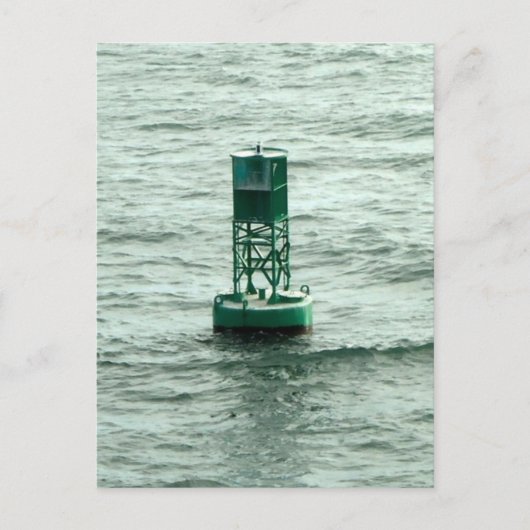 Green Buoy Briefkaart (Voorkant)