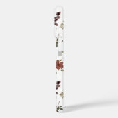 Green Burgundy Wildflower Case-Mate iPhone Case (Achterkant / Links)