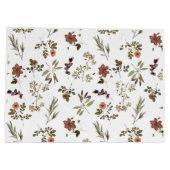 Green Burgundy Wildflower Groot Cadeauzakje (Achterkant)