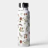Green Burgundy Wildflower Waterfles (Rechts)