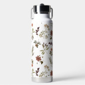 Green Burgundy Wildflower Waterfles (Voorkant)