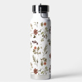 Green Burgundy Wildflower Waterfles (Links)