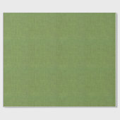 Green Burlap Texture Cadeaupapier (Vlak)