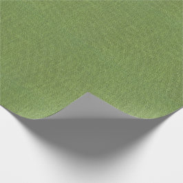 Green Burlap Texture Cadeaupapier