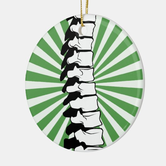 Green Burst Spine Ornament (Links)