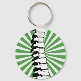 Green Burst Spine Sleutelhanger