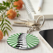 Green Burst Spine Sleutelhanger (Zijkant)