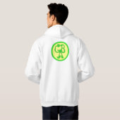 Green Bus Adventures Camping Hoodie (Achterkant volledig)