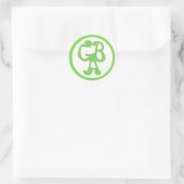 Green Bus Adventures - GBA - Groene Sticker (Tas)