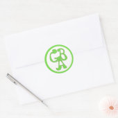 Green Bus Adventures - GBA - Groene Sticker (Envelop)