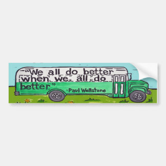 Green Bus Bumpersticker