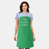 Green Business Apron Schort (Gedragen)