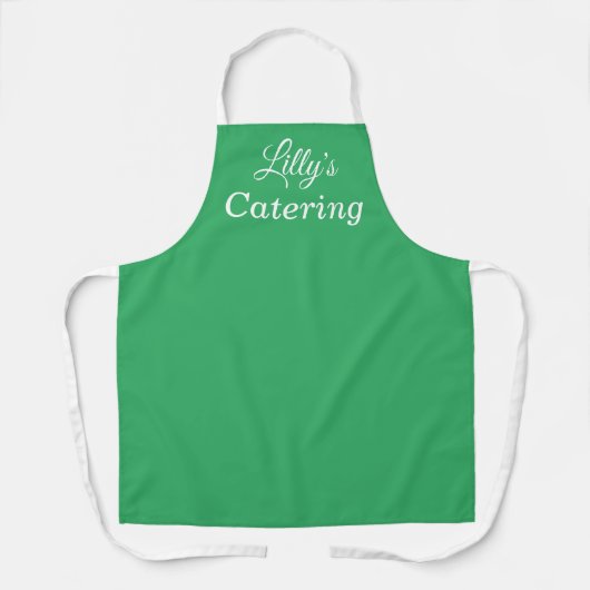 Green Business Apron Schort (Voorkant)
