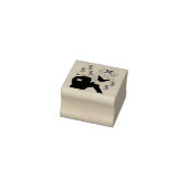 Green business executive puppet rubberstempel (Stempel)