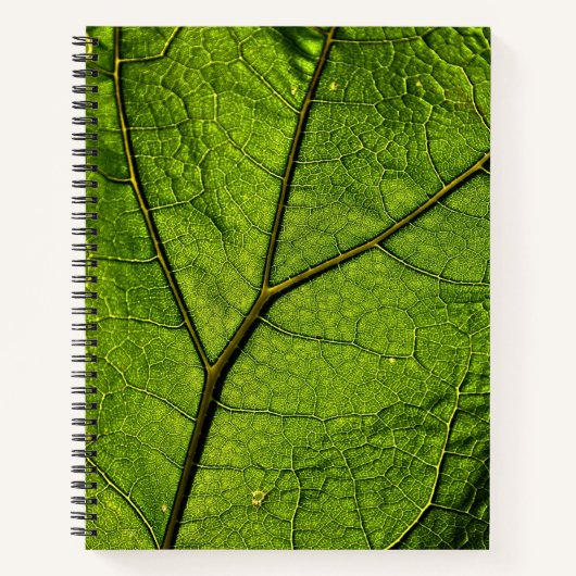 Green Butterbur Leaf Notitieboek (Voorkant)