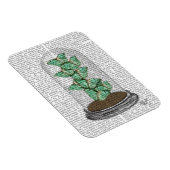 Green Butterflies in Bell Jar 2 Magneet (Rechterzijde)