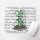 Green Butterflies in Bell Jar 2 Muismat (Met muis)