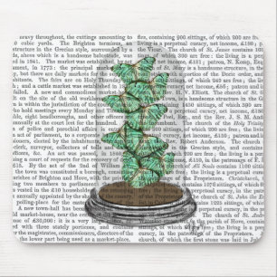 Green Butterflies in Bell Jar 2 Muismat