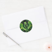 "Green Butterfly Fantasy" sticker (Envelop)