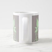 Green Butterfly Floral Jumbo Mok (Achterkant)