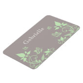 Green Butterfly Floral Premium Magnet Magneet (Linkerzijde)