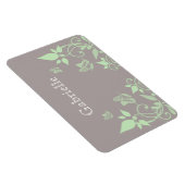 Green Butterfly Floral Premium Magnet Magneet (Rechterzijde)