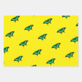 Green Butterfly Inpakpapier Vel (Voorkant 2)