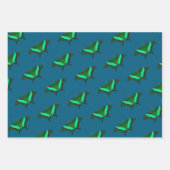 Green Butterfly Inpakpapier Vel (Voorkant)
