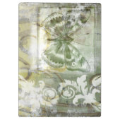 Green Butterfly Inset with Ironwork Gate Klembord (Achterkant)