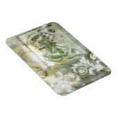 Green Butterfly Inset with Ironwork Gate Magneet (Rechterzijde)