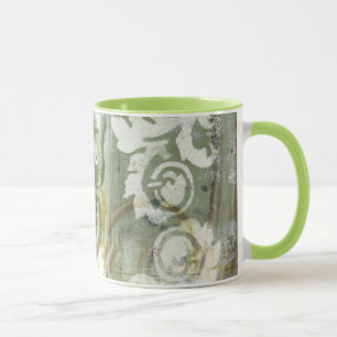 Green Butterfly Inset with Ironwork Gate Mok