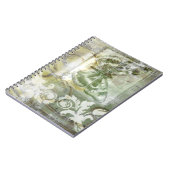 Green Butterfly Inset with Ironwork Gate Notitieboek (Linkerzijde)