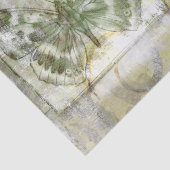 Green Butterfly Inset with Ironwork Gate Tissuepapier (Detail)