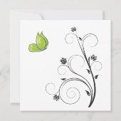 Green  Butterfly  Kaart (Achterkant)