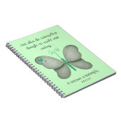 Green Butterfly-laptop Notitieboek (Rechterzijde)