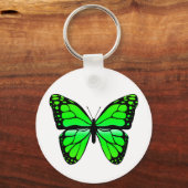 Green Butterfly Sleutelhanger (Voorkant)