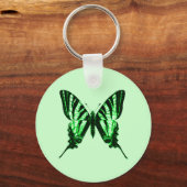 Green Butterfly Sleutelhanger (Voorkant)