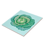 Green Cabbage Decorative Kitchen Tegel Tegeltje (Zijkant)