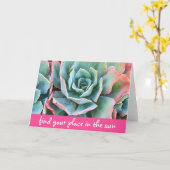 Green Cacti foto vindt uw plaats in Sun Script Kaart (Gele Bloem)